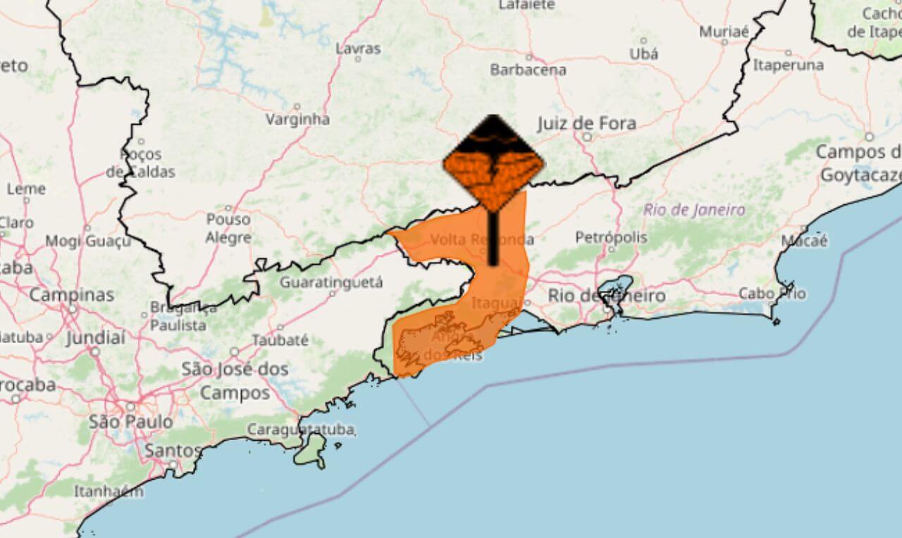 Alerta Laranja Temporais Raios E Ventania Em Algumas Cidades Do Rio